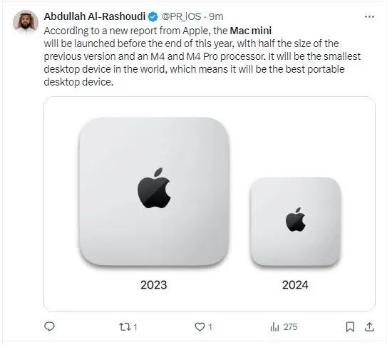 2024款的 Mac Mini